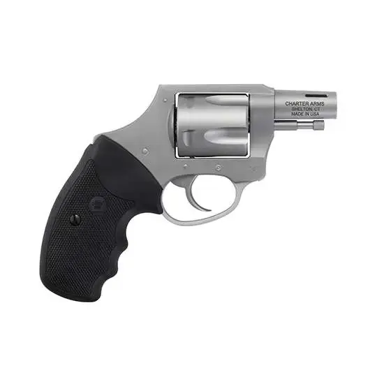 Charter Arms 74429 Bulldog Boomer Revolver Double 44 Special 2" 5 Rd Black Rubber Grip Stainless