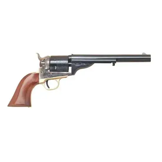 Cimarron CA914 1872 Open Top Navy 38 Colt/Special 6 Round 7.50" Blued Case Hardened Walnut Grip