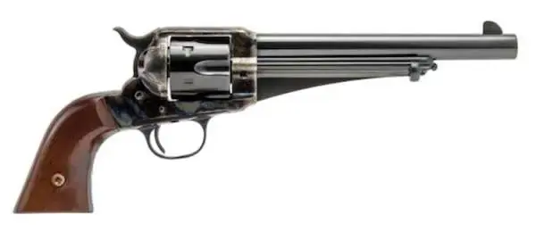 Cimarron CA151 1875 Outlaw 45 Colt (LC) 6 Round 7.50" Blued Case Hardened Walnut Grip
