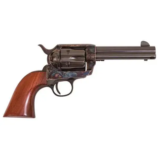 Cimarron PP400 Frontier Pre-War 1896-1940 38 Special,357 Mag 6 Round 4.75" Blued Color Case Hardened Walnut Grip