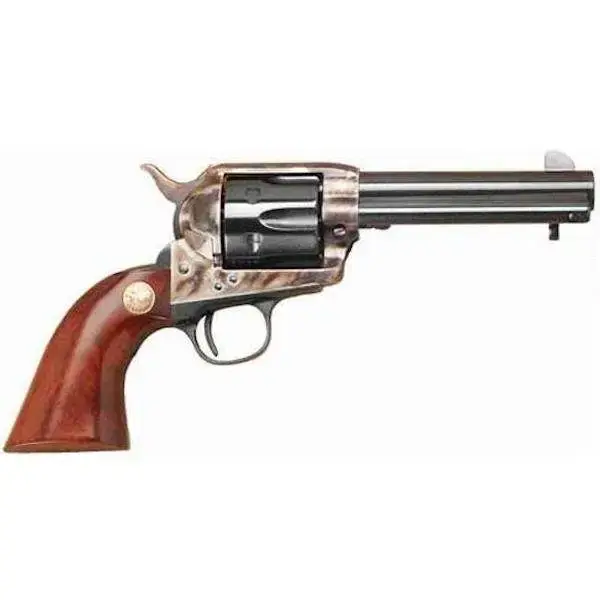Cimarron MP400 Model P Pre-War 1896-1940 38 Special,357 Mag 6 Round 4.75" Blued Case Hardened Walnut Grip