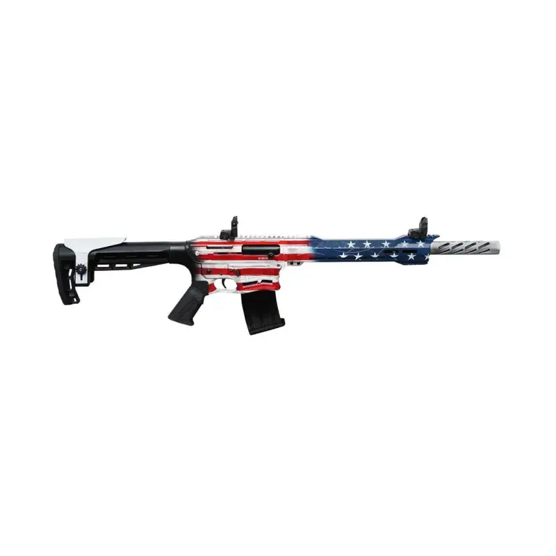 Citadel CBOSS2512USA Boss-25 American Flag Cerakote 12 Gauge 18.75" 3" 5+1 Fixed w/Adjustable Comb Stock