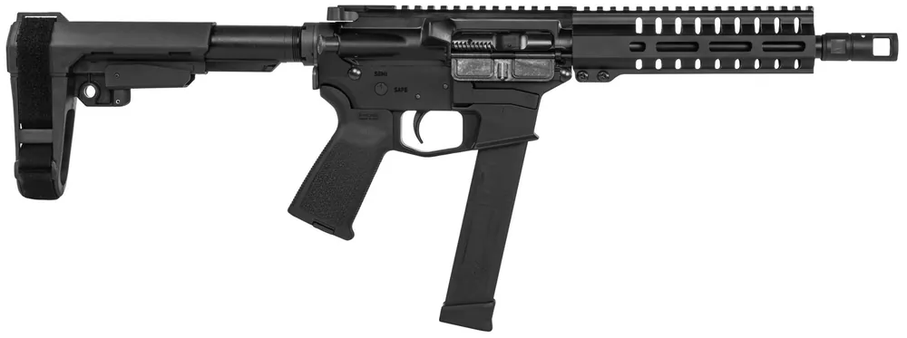 CMMG 10A4296 Banshee 200 MK10 10mm Auto 8" 30+1 Black Hard Coat Anodized Black Magpul MOE Grip CMMG 6 Position RipBrace