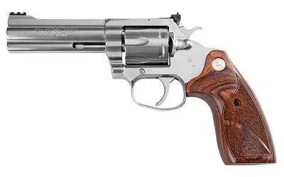 Colt Mfg KCOBRASB4TS King Cobra Target 357 Mag 4.25" 6 Round Altamont Wood Grip