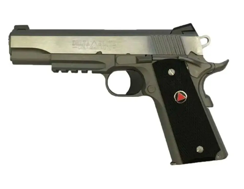 Colt Mfg O2020RG 1911 Delta Elite 10mm Auto 5" 8+1 Stainless Steel Black Polymer Delta Medallion Grip