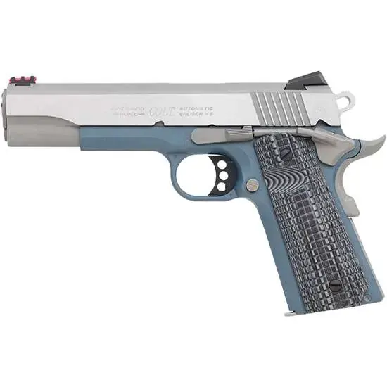 Colt Mfg O1072CCSBT 1911 Competition 70 Series 9mm Luger 5" 9+1 Blue Stainless Steel Blue G10 w/Logo Grip