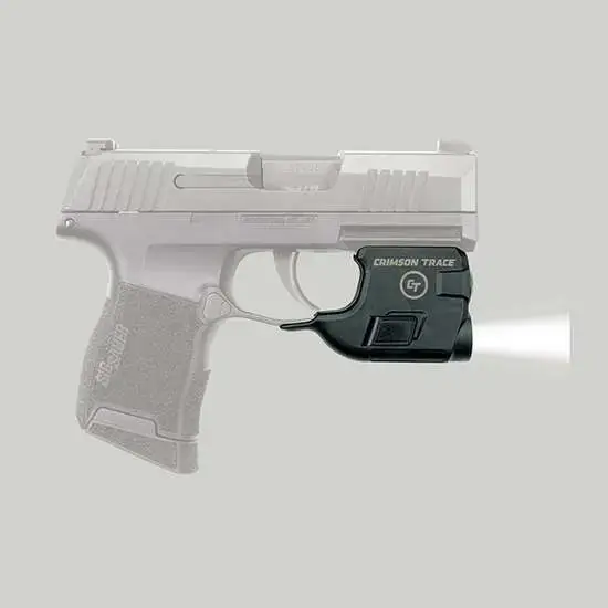 Crimson Trace Corporation Lightguard 110 Lumen LED White Light Dual Side Activiation Fits Sig P365 Black