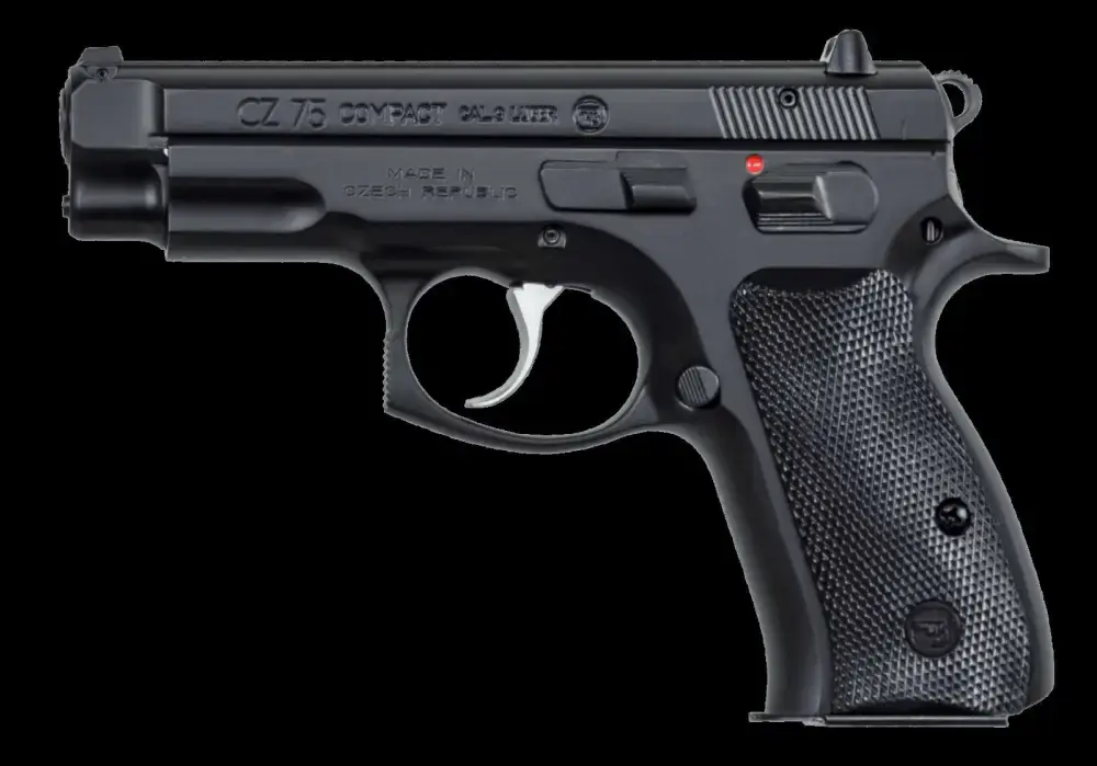 CZ 01190 CZ 75 *CA Compliant 9mm Luger 3.80" 10+1 Black Black Polymer Grip