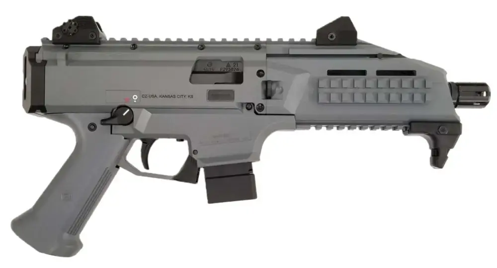 CZ 01356 Scorpion EVO 3 S1 9mm Luger 7.72" TB 10+1 Battleship Gray