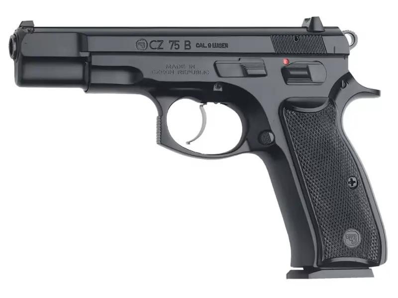 CZ 91102 CZ 75 75-B 9mm Luger 4.60" 16+1 Black Black Polymer