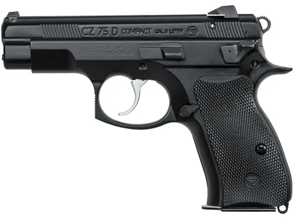 CZ 91194 CZ 75 PCR Compact SA/DA 9mm 3.75" 14+1 Black Rubber Grip Black