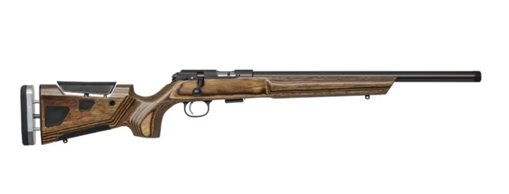 CZ 02365 CZ 457 At-One Varmint 22 LR 5+1 16.50" Wood Fixed w/Adjustable Comb Stock Black Right Hand Suppressor Ready