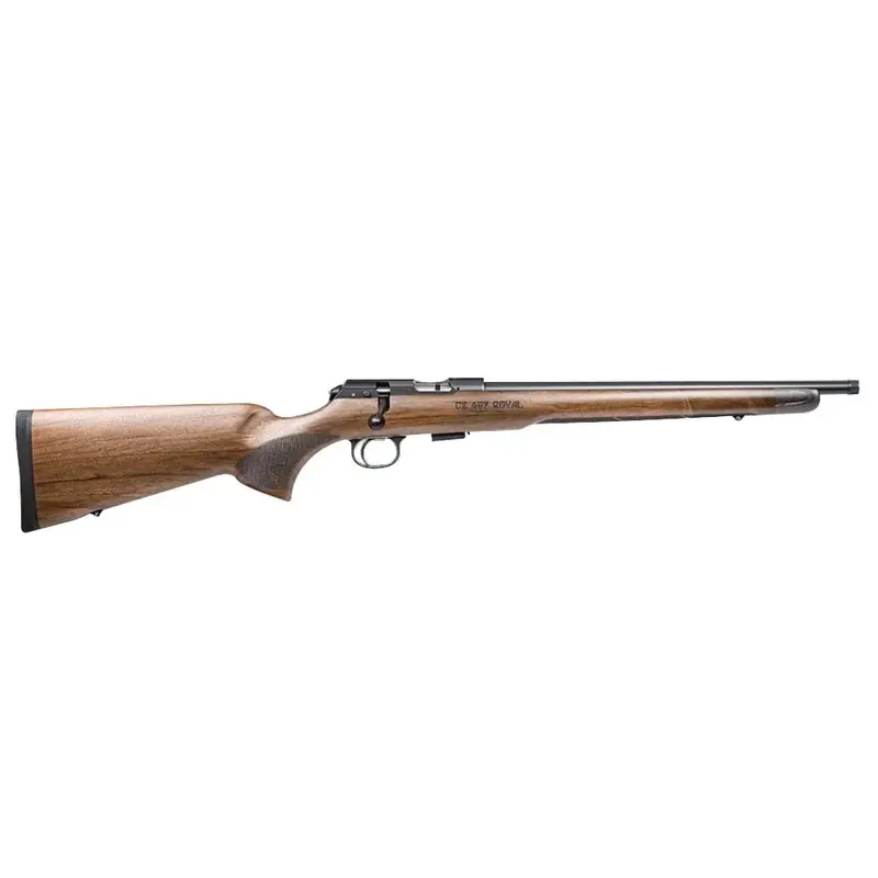 CZ 02370 CZ 457 Royal 22 LR 16" Walnut American Style Comb Stock Black Right Hand