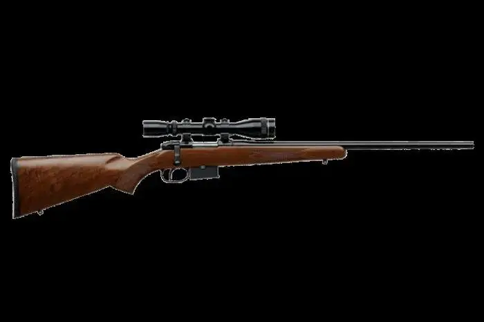 CZ 03020 CZ 527 American 22 Hornet 5+1 21.90" Blued Turkish Walnut Fixed American Style Stock Right Hand