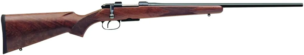CZ 03045 CZ 527 Varmint 204 Ruger 5+1 24" Blued Turkish Walnut Fixed American Style Stock Right Hand