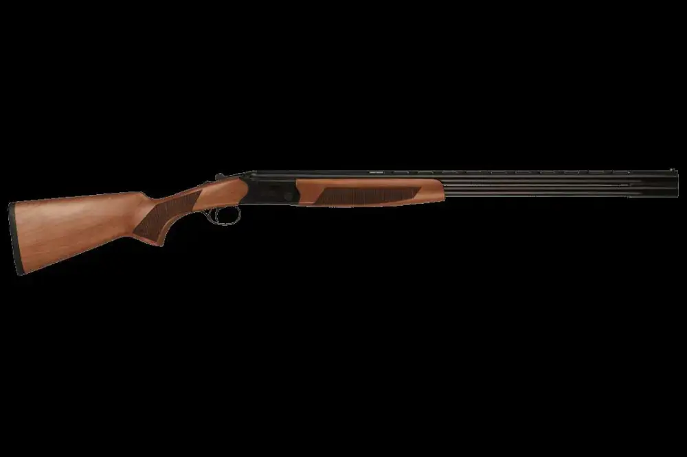 CZ 06483 Quail 20 Gauge 28" 2 3" Gloss Black Chrome Fixed w/Pistol Grip Stock Turkish Walnut Right Hand