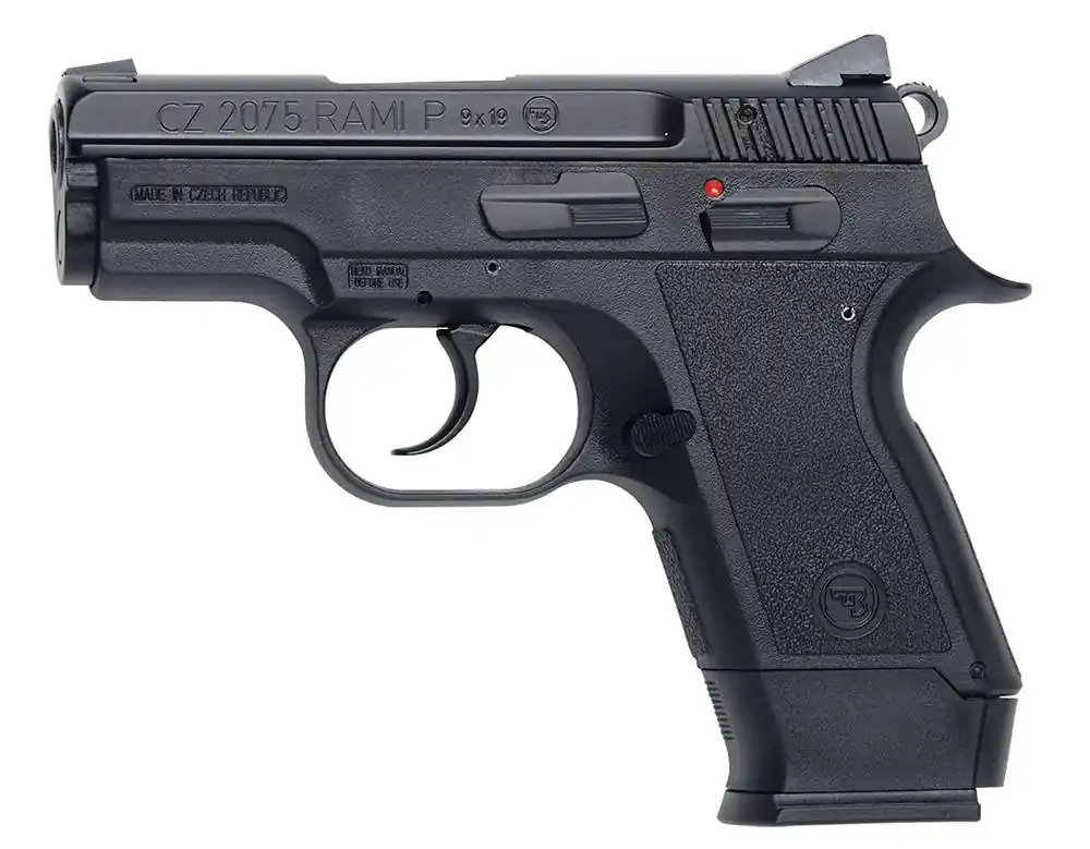CZ 01750 CZ 2075 Rami *CA Compliant 9mm Luger 3" 10+1 Black Black Rubber Grip