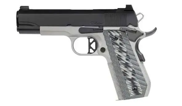 Dan Wesson 01825 Valor V-Bob 45 ACP 4.25" 8+1 Stainless Duty Finish Stainless Steel Black Polymer Grip