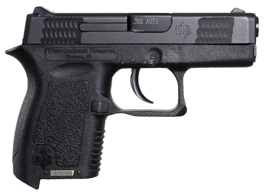 Diamondback DB380 DB380 Micro-Compact 380 ACP 2" 6+1 Black Black Stainless Steel Slide Black Polymer Grip
