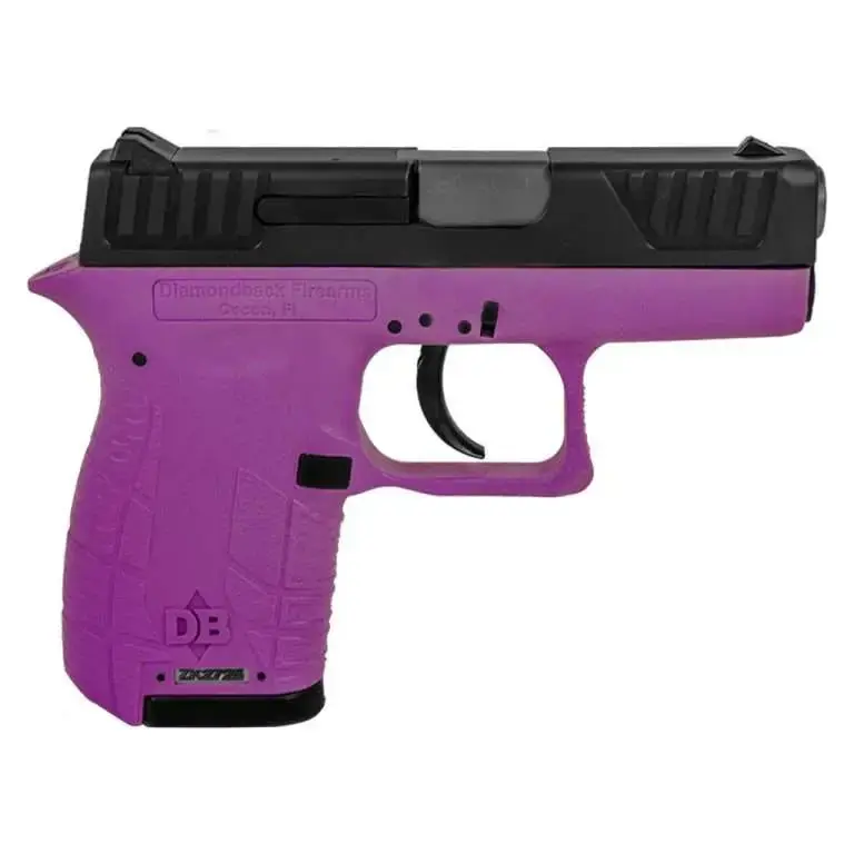 Diamondback DB380HP DB380 Micro-Compact 380 ACP 2" 6+1 Hot Pink Black Stainless Steel Slide Hot Pink Polymer Grip