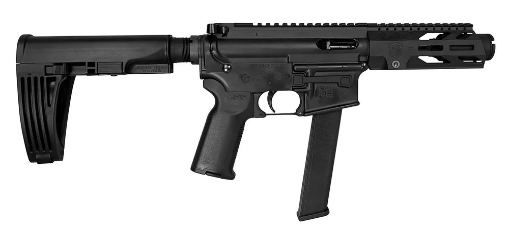 Diamondback DB9RPD4B DB9 9mm Luger 4.50" 32+1 Black Gearhead Works Tailhook Mod2 Brace Stock Black Magpul MOE Grip Right Hand 6" M-LOK