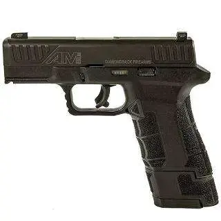 Diamondback DBAM29 DBAM29 Sub-Compact 9mm Luger 3.50" 17+1,12+1 Black Black Nitride Stainless Steel Slide Black Polymer Grip
