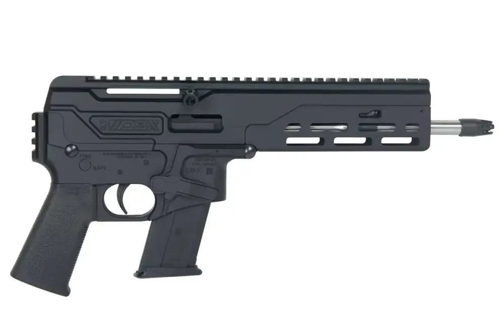 Diamondback DBX57CFB DBX57 CFB Pistol 5.7x28mm 8" TB 20+1 Black Hard Coat Anodized Stainless Steel Black Magpul MOE-K Grip MLOK