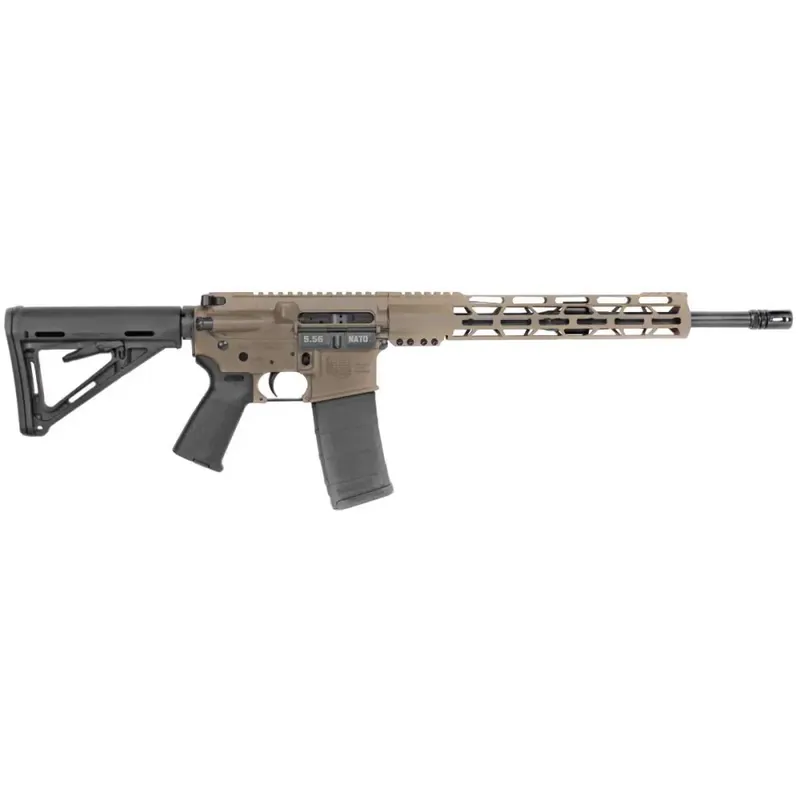 Diamondback DB15CCMLFDE DB15 223 Rem,5.56x45mm NATO 16" 30+1 Flat Dark Earth Cerakote Adjustable Magpul MOE Carbine Stock Black Magpul MOE Grip 12" M-LOK