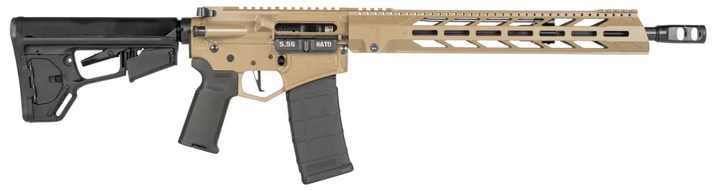 Diamondback DB15DSFDE DB15 5.56x45mm NATO 16" 30+1 Flat Dark Earth Adjustable Magpul ACS-L Stock Black Magpul MOE-K2+ Grip