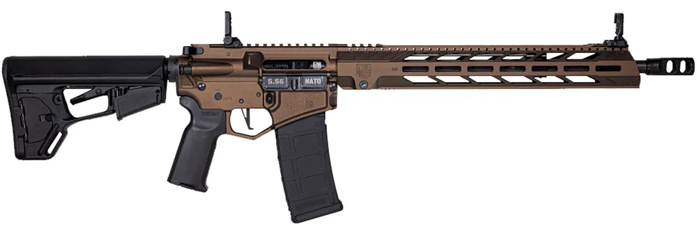 Diamondback DB15DSMB DB15 5.56x45mm NATO 16" 30+1 Midnight Bronze Adjustable Magpul ACS-L Stock Black Magpul MOE-K2+ Grip
