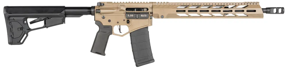 Diamondback DB15DFDE DB15 5.56x45mm NATO 16" 30+1 Flat Dark Earth Adjustable Magpul ACS-L Stock Black Magpul MOE-K2+ Grip