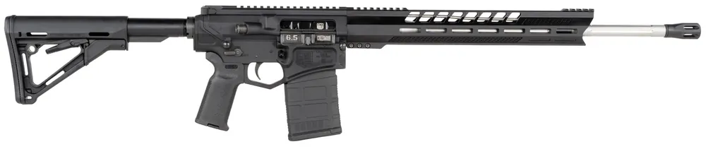 Diamondback DB1065CBGB DB10 6.5 Creedmoor 20" 20+1,5+1 Black Adjustable Magpul CTR Stock Black Magpul MOE K2 Grip with Black Gold Lower 15" M-Lok