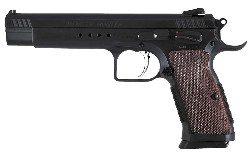 EAA 600252 Witness Hunter 10mm Auto 6" 15+1 Blued Wood Grip