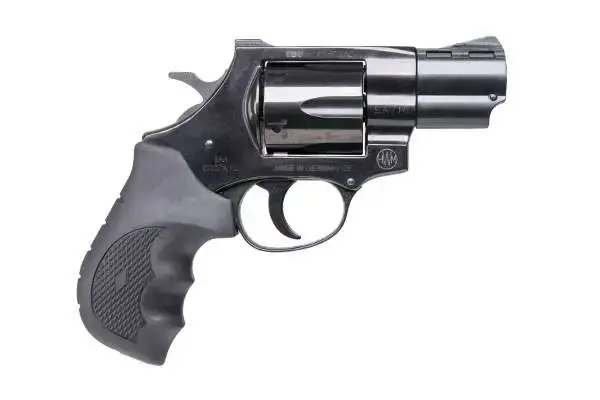 EAA 770130 Windicator 357 Mag 6 Round 2" Blued Steel Black Rubber Grip