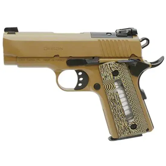 EAA 390034 Girsan MC1911 Ultimate 45 ACP 3.40" 6+1 Flat Dark Earth G10 w Capacity Window Grip