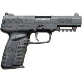 FN 3868929302 Five-seveN *CA Compliant 5.7x28mm 4.80" 10+1 Black Black Polymer Grip Adjustable Sights