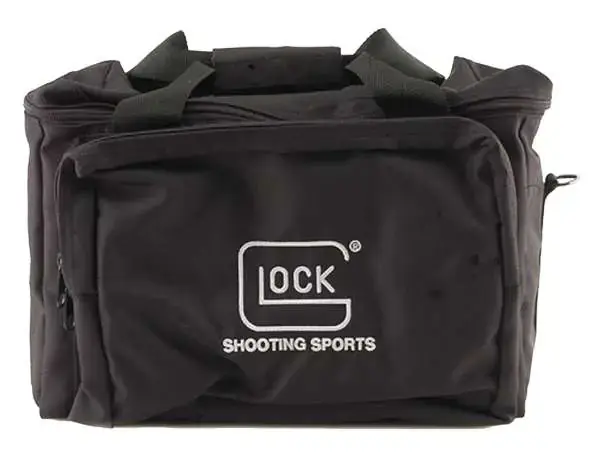 Glock AP60219 Range Bag Pistol Case 600D Polyester Black 15" x 10" x 9"
