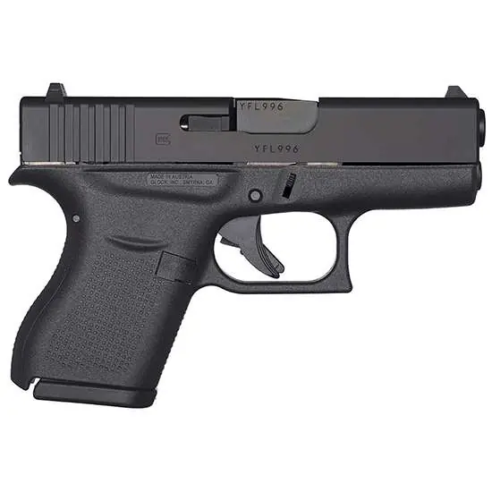 Glock PR43509 G43 Subcompact Rebuilt 9mm Luger 3.41" 6+1 Black Polymer Black Stainless Steel