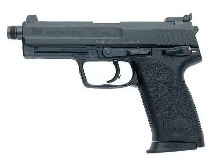 HK 81000348 USP Tactical 9mm Luger 4.86" 15+1 Black Black Polymer Grip 3 Magazines Night Sights