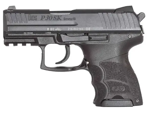 HK P30 SubKompact, V3-Double Action/Single Action, Semi-automatic Pistol, 9MM, 3
