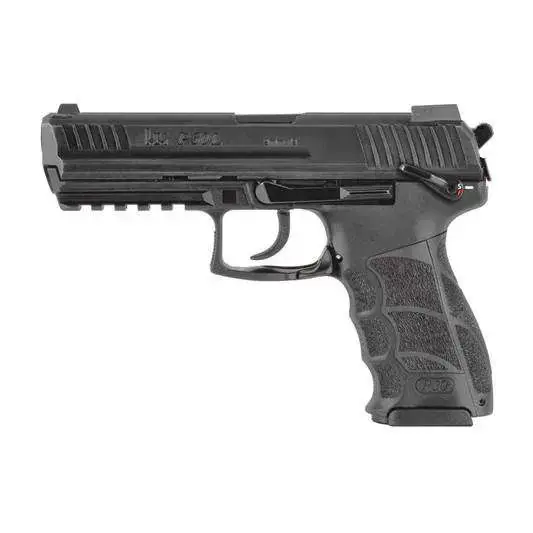 HK P30 V3 9mm Luger 3.85" 10+1 Black Polymer Frame, Black Interchangeable Backstrap Grip