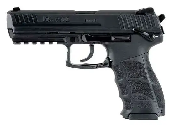 HK 730903LA5 P30L 9mm Luger 4.45" 10+1 Black Black Interchangeable Backstrap Grip