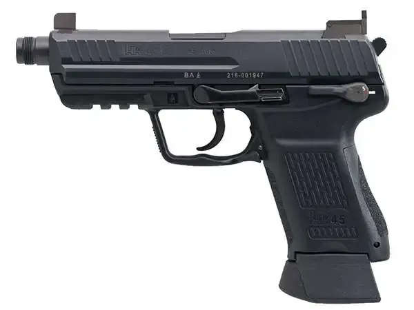 H&K HK45CT Compact Tactical V1 45 ACP 4.57" 10+1 Black Black Interchangeable Backstrap Grip