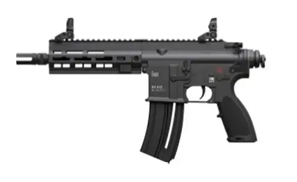 HK 81000403 HK416 22 LR 8.50" 20+1 Black Black Polymer Grip