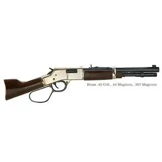 Henry H006ML Mare's Leg Pistol Lever 44 Rem Mag 12.90" 5 American Walnut Brass Receiver/Blued Barrel