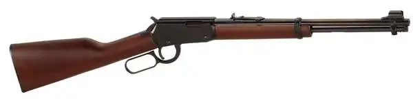 Henry H001Y Lever Youth 22 Short,Long,LR 12 LR/16 Short 16.13" Black American Walnut Right Hand Youth/Compact