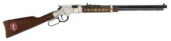 Henry H004ES Golden Boy Eagle Scout Tribute Edition Lever Action 22 Short,Long,LR 16 LR/21 Short 20" Nickel Plated American Walnut Right Hand