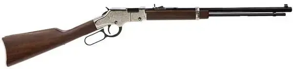Henry H004SE2 Golden Boy Silver Eagle 2nd Edition Lever Action 22 Short,Long,LR 16 LR/21 Short 20" Octagon Barrel Nickel Plated American Walnut Right Hand