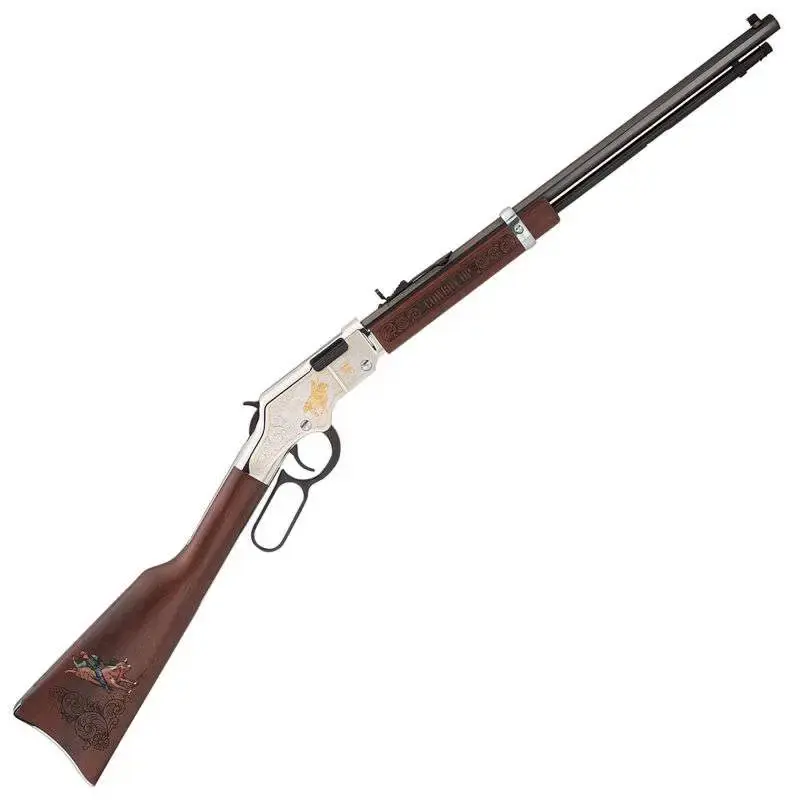 Henry H004AR Golden Boy American Rodeo Tribute 22 Short,Long,LR 16 LR/21 Short 20" Nickel Plated American Walnut Right Hand