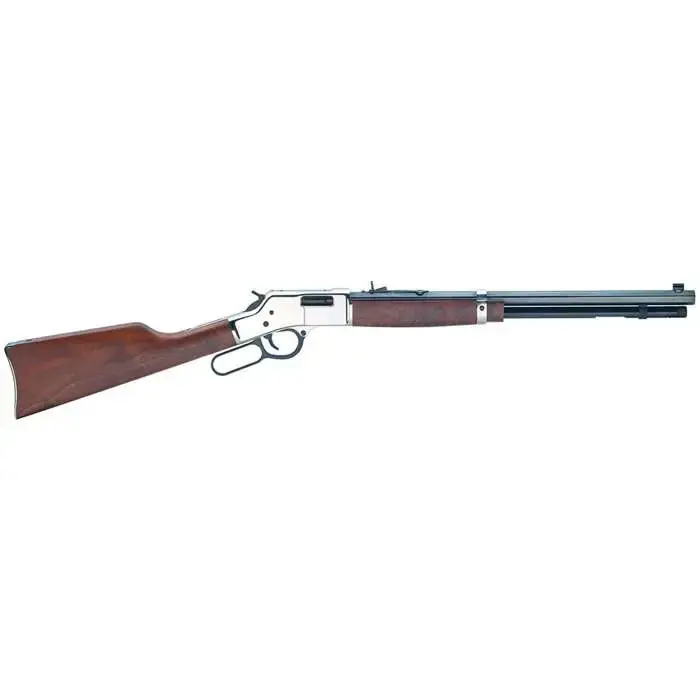 Henry H006CS Big Boy Silver 45 Colt (LC) 10+1 20" Silver American Walnut Right Hand